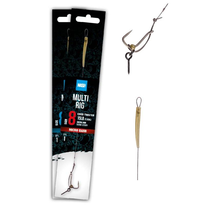 Przypon karpiowy Multi Rig Barbed roz. 4 NASH Przypon karpiowy Multi Rig Barbed roz. 4 NASH