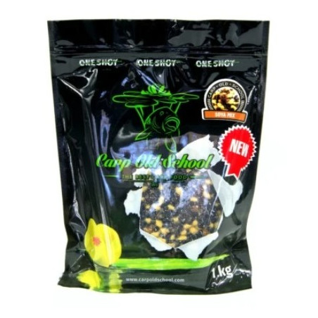 Ziarna zanętowe Carp Old School 1kg - MIX Soya Ziarna zanętowe Carp Old School 1kg - MIX Soya