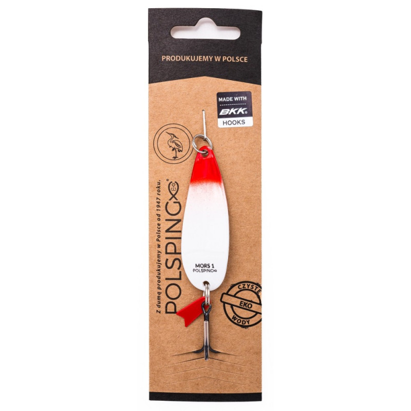 Błystka wahadłowa Polsping Mors 14g red head Błystka wahadłowa Polsping Mors 14g red head