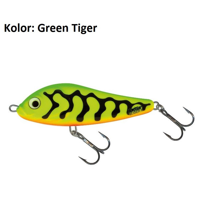 Wobler Salmo Rattlin' Slider 11 cm Green Tiger Wobler Salmo Rattlin' Slider 11 cm Green Tiger