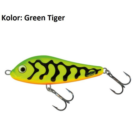 Wobler Salmo Rattlin' Slider 11 cm Green Tiger Wobler Salmo Rattlin' Slider 11 cm Green Tiger