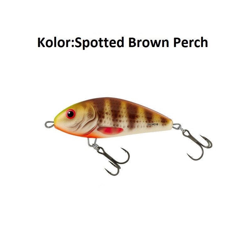Wobler Salmo Fatso F12S 12cm SPOTTED BROWN PERCH Wobler Salmo Fatso F12S 12cm SPOTTED BROWN PERCH
