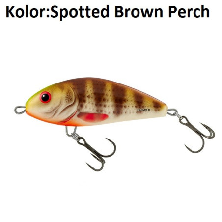 Wobler Salmo Fatso F12S 12cm SPOTTED BROWN PERCH Wobler Salmo Fatso F12S 12cm SPOTTED BROWN PERCH