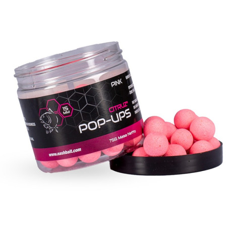 Kulki NASH Citruz Pop Ups 75g - 15mm New Pink Kulki NASH Citruz Pop Ups 75g - 15mm New Pink