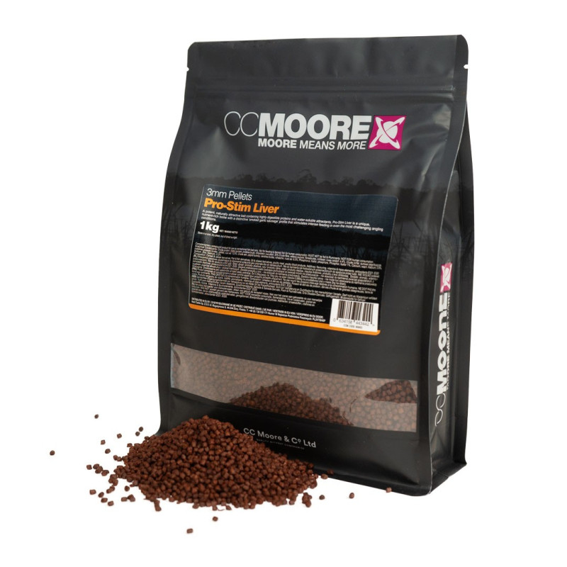 Pellet CC Moore 1kg - 3mm Pro-Stim Liver Pellet CC Moore 1kg - 3mm Pro-Stim Liver