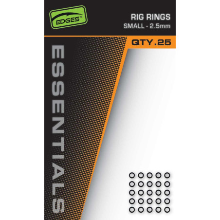 Kółka EDGES Essentials Rig Rings roz. S FOX Kółka EDGES Essentials Rig Rings roz. S FOX