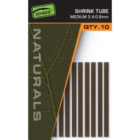 Rurki termokurczliwe EDGES Naturals Shrink Tube roz. Medium (2.4 - 0.8mm) FOX