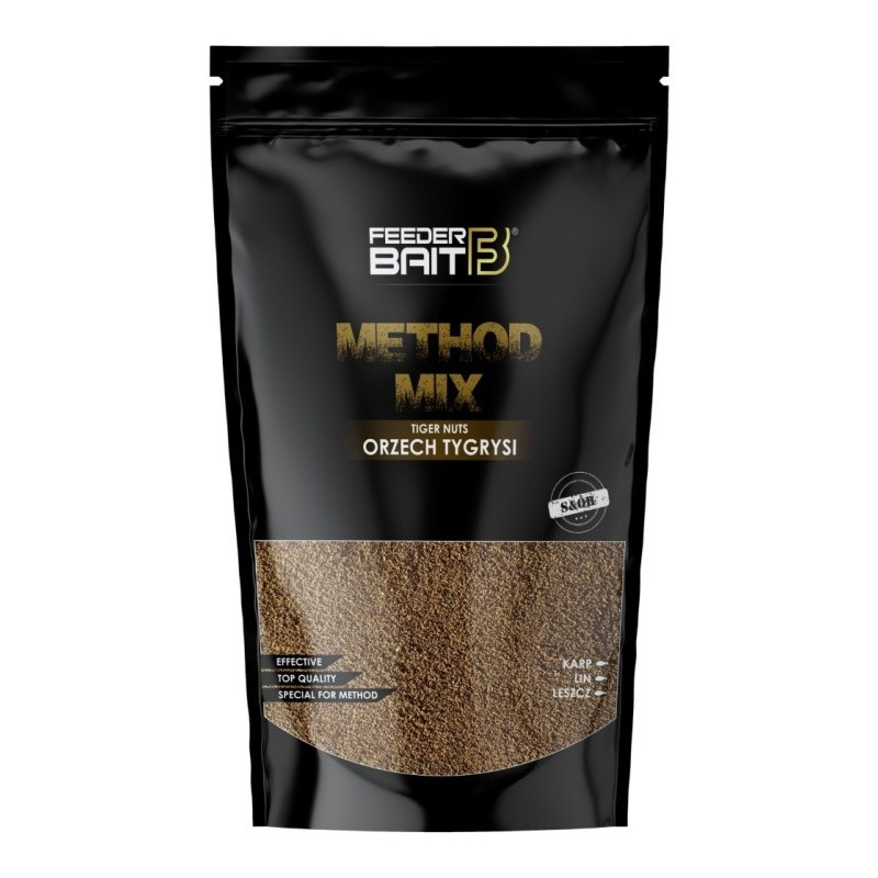 Zanęta Feeder Bait Method Mix 800g - Orzech Tygrysi Zanęta Feeder Bait Method Mix 800g - Orzech Tygrysi