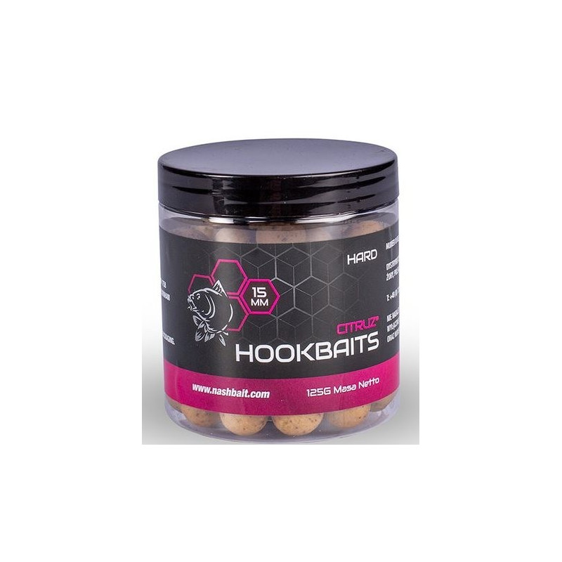 Przynęta NASH Citruz Hard Hookbaits 125g / 24
