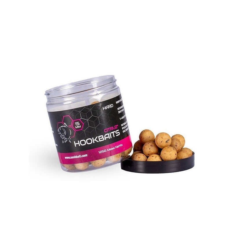 Kulki NASH Hard Hookbaits 125g - 15mm Citruz Kulki NASH Hard Hookbaits 125g - 15mm Citruz