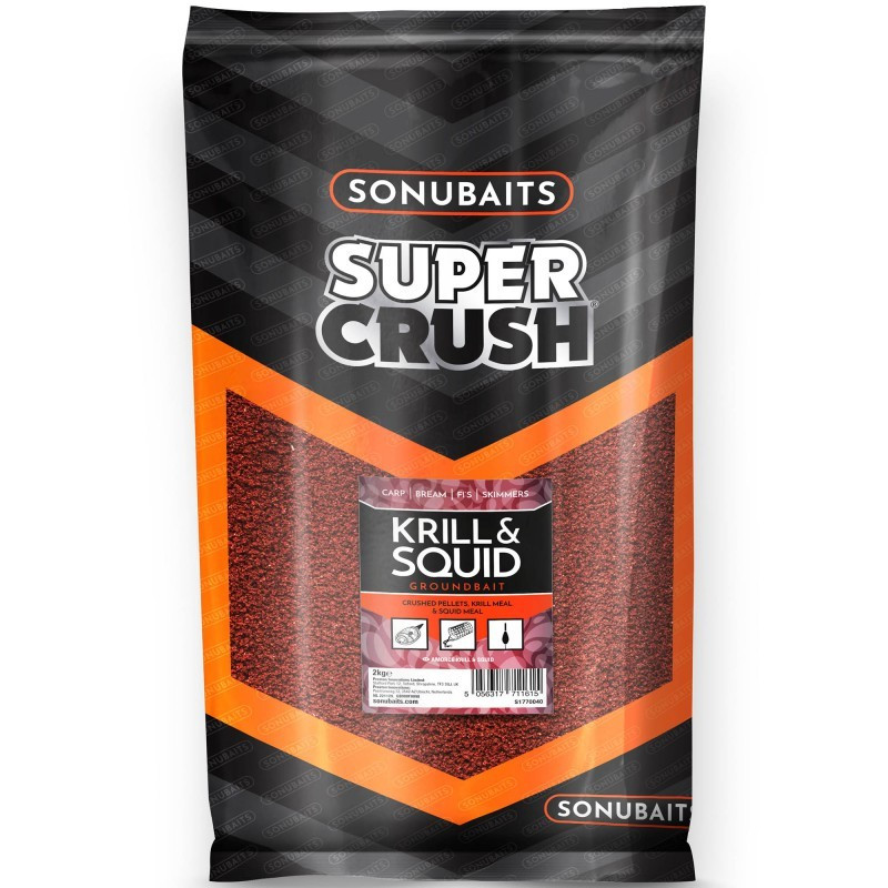Zanęta Sonubaits Super Crush 2kg / Krill & Squid Zanęta Sonubaits Super Crush 2kg / Krill & Squid