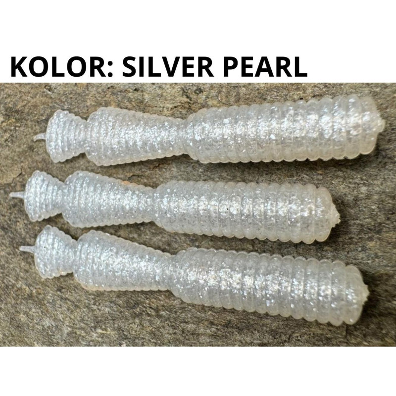 Przynęta GREAT FISH GF2 Leech ZAPACH RYBNY 6cm silver pearl Przynęta GREAT FISH GF2 Leech ZAPACH RYBNY 6cm silver pearl