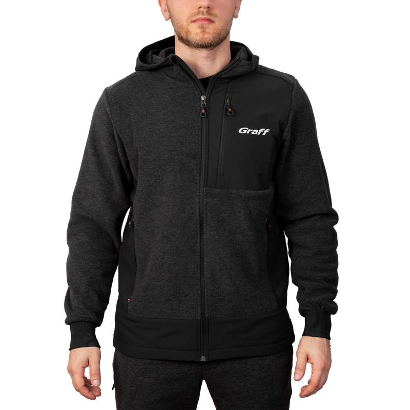 Bluza Graff polarowa z kapturem 233-P-BL-2 roz. 2XL Bluza Graff polarowa z kapturem 233-P-BL-2 roz. 2XL