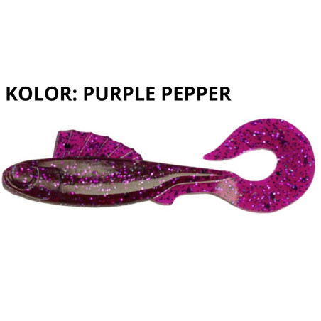 Przynęta Perch Professor Flirty Twist 6,5 cm PURPLE PEPPER