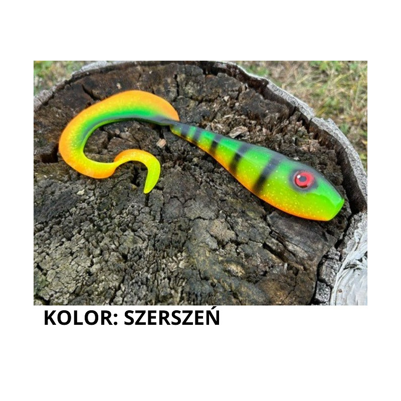 Przynęta Angry Pikes handmade Pike Tyson Twister L - 17 cm SZERSZEŃ Przynęta Angry Pikes handmade Pike Tyson Twister L - 17 cm SZERSZEŃ