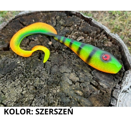 Przynęta Angry Pikes handmade Pike Tyson Twister L - 17 cm SZERSZEŃ Przynęta Angry Pikes handmade Pike Tyson Twister L - 17 cm SZERSZEŃ