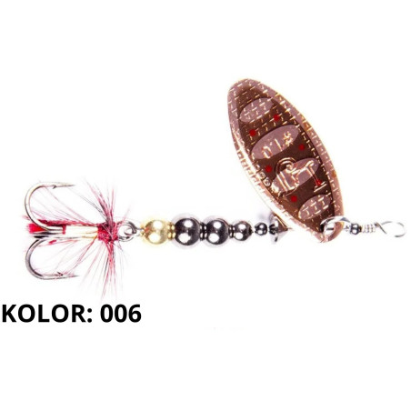 Błystka obrotowa Lucky John Shelt Blade 9g roz.2 006