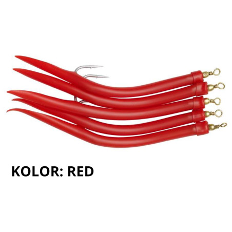 Przynęta KINETIC Gummi-Makk 30g hak 6/0 - RED Przynęta KINETIC Gummi-Makk 30g hak 6/0 - RED