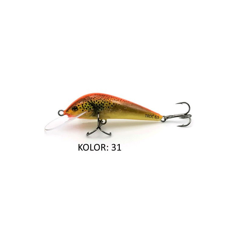 Wobler Bonito Troć 6,5cm 31 Wobler Bonito Troć 6,5cm 31