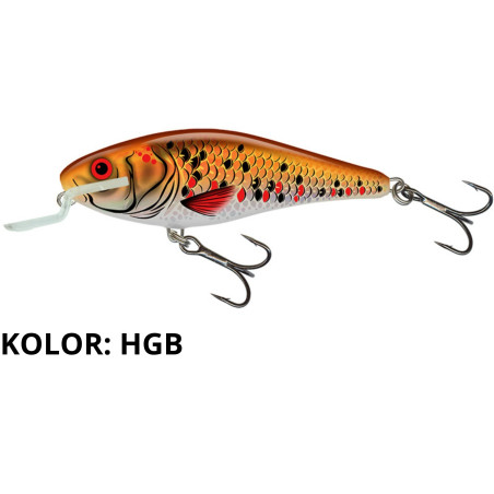 Wobler Salmo Executor ex7SR 7cm HGB - holographic golden back Wobler Salmo Executor ex7SR 7cm HGB - holographic golden back