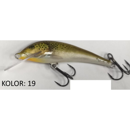 Wobler Bonito TĘCZAK Pływający 7cm 19 Wobler Bonito TĘCZAK Pływający 7cm 19