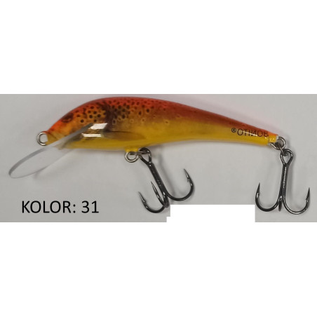 Wobler Bonito TĘCZAK Pływający 7cm 31 Wobler Bonito TĘCZAK Pływający 7cm 31