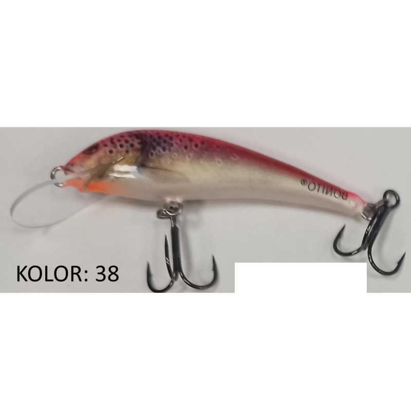 Wobler Bonito TĘCZAK Pływający 7cm 38 Wobler Bonito TĘCZAK Pływający 7cm 38