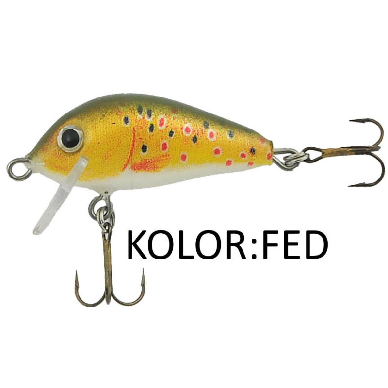 Wobler Jaxon pstrągowy HS Golbat 3.5cm FED Wobler Jaxon pstrągowy HS Golbat 3.5cm FED