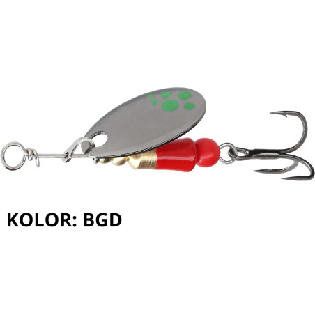 Błystka M-Craft Micro Spinner nr 0 bgd Mikado Błystka M-Craft Micro Spinner nr 0 bgd Mikado