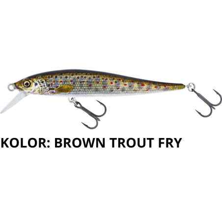 Przynęta Westin Jerkbite SR - Neutralny 7,5 cm brown trout fry Przynęta Westin Jerkbite SR - Neutralny 7,5 cm brown trout fry