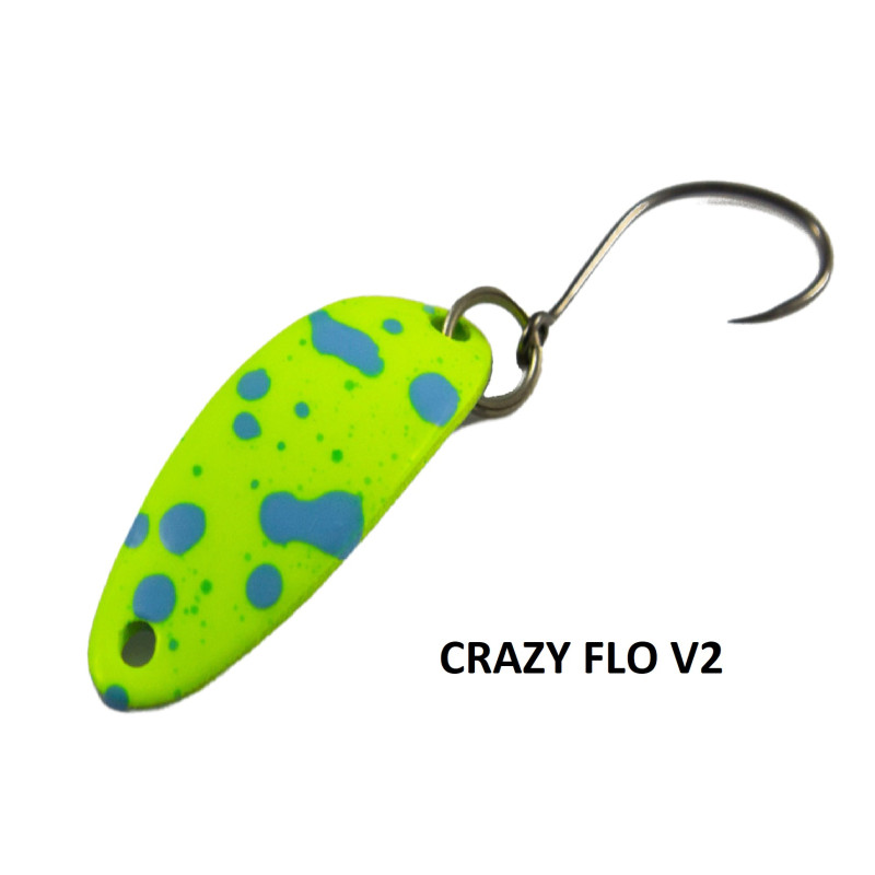 Wahadłówka pstrągowa MADEY PAZUR 2,3g Crazy Flo V2 Wahadłówka pstrągowa MADEY PAZUR 2,3g Crazy Flo V2