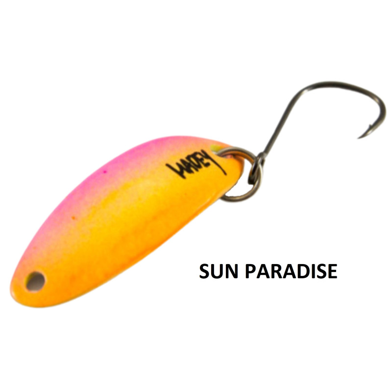 Wahadłówka pstrągowa MADEY PAZUR 2,3g Sun Paradise Wahadłówka pstrągowa MADEY PAZUR 2,3g Sun Paradise
