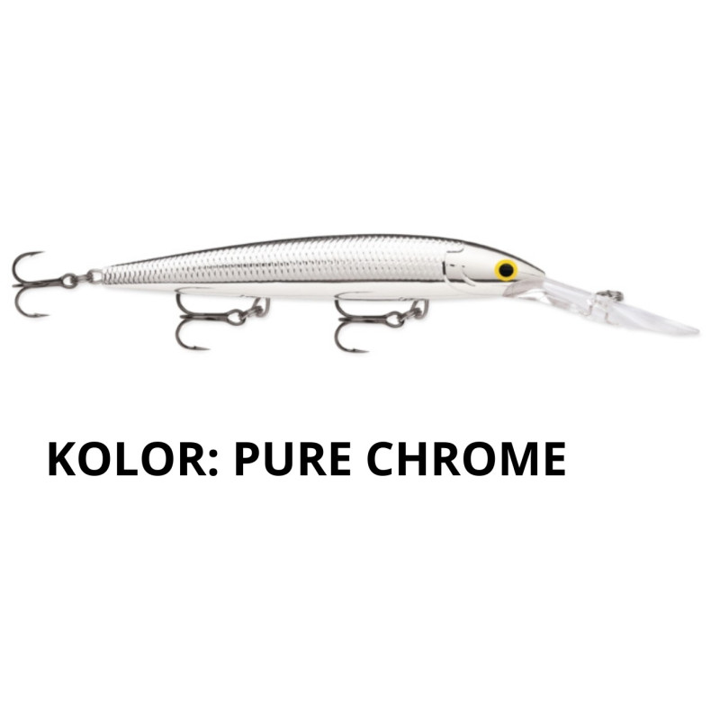 Wobler Rapala Down Deep Husky Jerk 14cm pure chrome Wobler Rapala Down Deep Husky Jerk 14cm pure chrome
