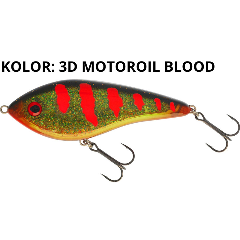 Wobler Westin Swim Glidebait tonący 12cm 3D MOTOROIL BLOOD Wobler Westin Swim Glidebait tonący 12cm 3D MOTOROIL BLOOD