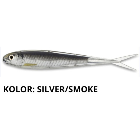 Przynęta Live Target TWITCH MINNOW SOFT - 9,5 cm silver/smoke