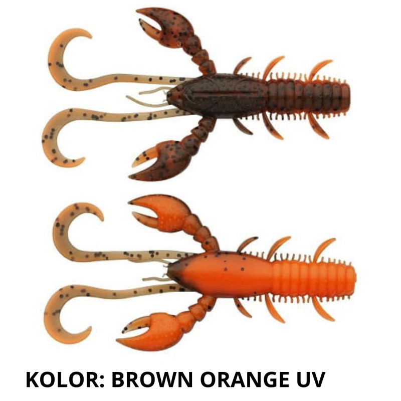 Przynęta Berkley Pulse Realistic Craw Hollow 7 cm brown orange uv Przynęta Berkley Pulse Realistic Craw Hollow 7 cm brown orange uv