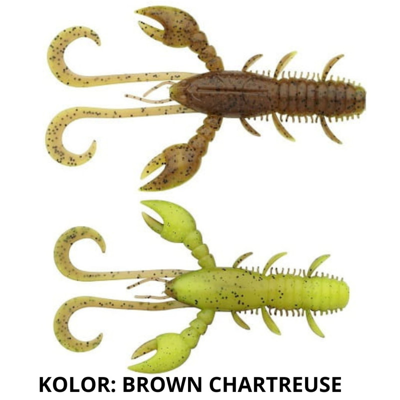 Przynęta Berkley Pulse Realistic Craw Hollow 7 cm brown chartreuse Przynęta Berkley Pulse Realistic Craw Hollow 7 cm brown chartreuse