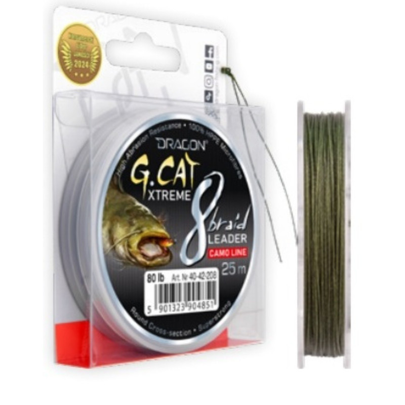 Plecionka Dragon G.CAT XTREME 8-BRAID 25m Plecionka Dragon G.CAT XTREME 8-BRAID 25m