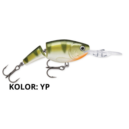 Wobler Rapala Jointed Shad Rap 9 cm YP Wobler Rapala Jointed Shad Rap 9 cm YP