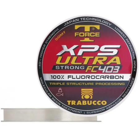 Żyłka przyponowa Trabucco T-Force XPS Fluorocarbon Ultra FC403 50m 0,084mm
