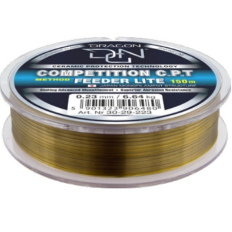 Żyłka Dragon Competition C.P.T. Method Feeder Lite 150m / 0,23mm Żyłka Dragon Competition C.P.T. Method Feeder Lite 150m / 0,23mm