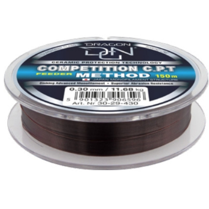 Żyłka Dragon Competition C.P.T. Method Feeder 300m / 0,25mm Żyłka Dragon Competition C.P.T. Method Feeder 300m / 0,25mm