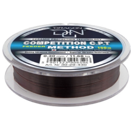 Żyłka Dragon Competition C.P.T. Method Feeder 150m / 0,30mm Żyłka Dragon Competition C.P.T. Method Feeder 150m / 0,30mm