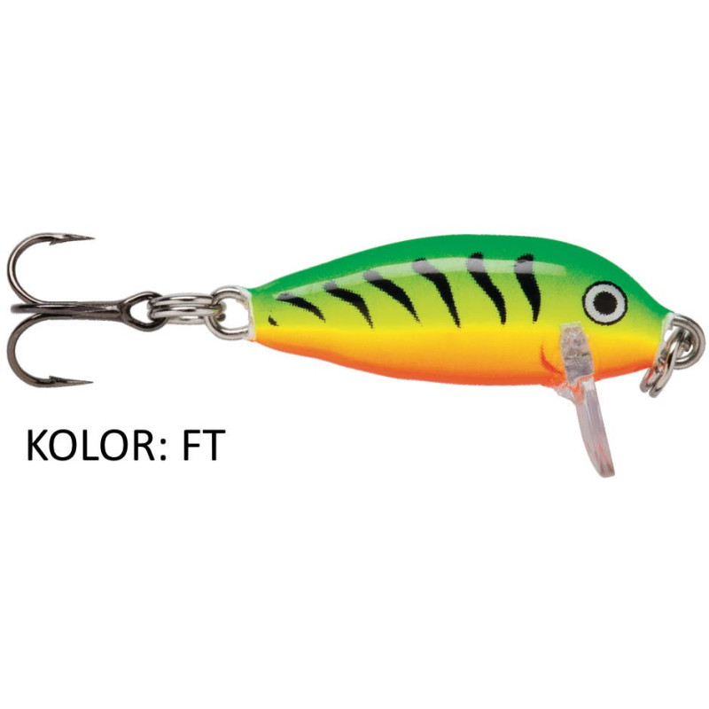 Wobler Rapala Tonący Countdown CD01 2.5 cm Fire Tiger Wobler Rapala Tonący Countdown CD01 2.5 cm Fire Tiger