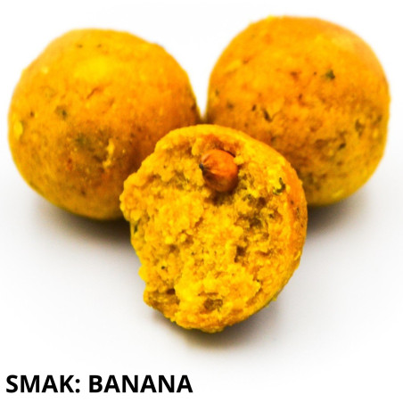 Kulki proteinowe Massive Baits Eco Boilies 18mm 1kg / BANANA Kulki proteinowe Massive Baits Eco Boilies 18mm 1kg / BANANA