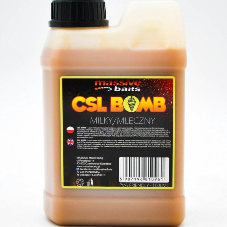 Liquid Massive Baits CSL Boomb 1L - Milky Liquid Massive Baits CSL Boomb 1L - Milky