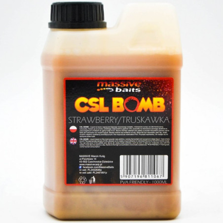 Liquid Massive Baits CSL Boomb 1L - Strawberry Liquid Massive Baits CSL Boomb 1L - Strawberry