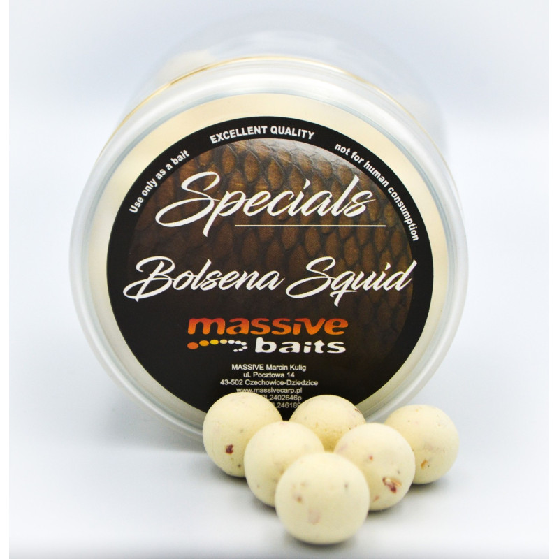 Kulki Massive Baits SPECIAL POP-UPS 18mm - bolsena squid Kulki Massive Baits SPECIAL POP-UPS 18mm - bolsena squid