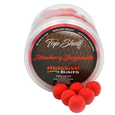 Kulki Massive Baits SPECIAL POP-UPS 18mm - strawberry bergamotta Kulki Massive Baits SPECIAL POP-UPS 18mm - strawberry bergamotta