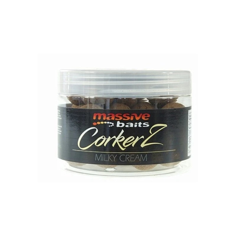 Kulki Massive Baits CORKERZ 22 mm 300 ml / milky cream Kulki Massive Baits CORKERZ 22 mm 300 ml / milky cream